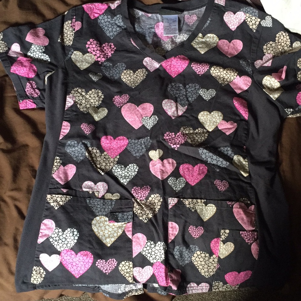 Cherokee workwear large scrub top